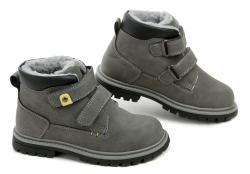 Wojtylko 1Z24124 šedé chlapecké kotníčkové boty