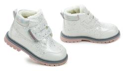 Wojtylko 1Z25056S bílá perleť dívčí zimní boty