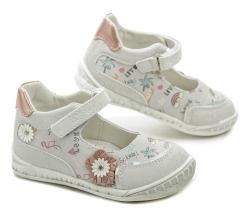 Wojtylko 2B23705 šedé dívčí střevíčky