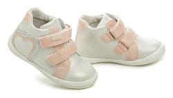 Wojtylko 2T24386 strieborné detské poltopánky