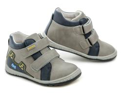 Wojtylko 2T24387 šedo modré dětské polobotky