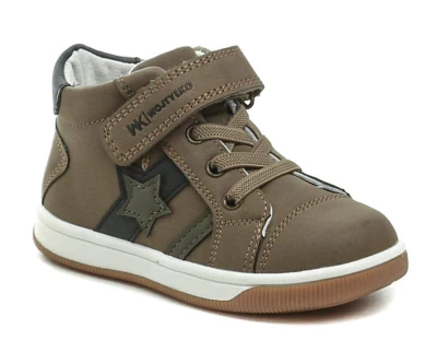 Wojtylko 2T26083 khaki chlapecké polobotky Wojtylko 2T26083 khaki chlapecké polobotky