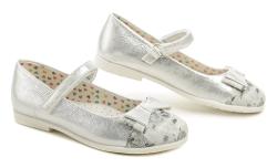 Wojtylko 3B23717S strieborné dievčenské topánky
