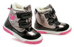Wojtylko 3Z24099 šedo černé dětské zimní boty