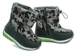 Wojtylko 4Z21033 khaki maskáč detské zimné snehule