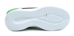 Wojtylko 5A25387C černo zelené chlapecké Slip-in polobotky