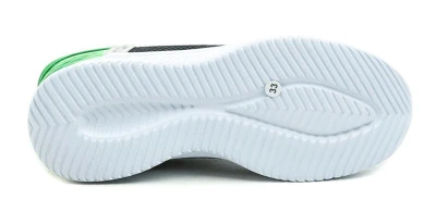 Wojtylko 5A25387C černo zelené chlapecké Slip-in polobotky