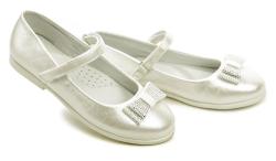 Wojtylko 5B22018B bílé dívčí střevíčky