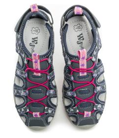 Wojtylko 5S24438G modro růžové dětské sandály