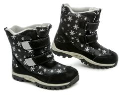 Wojtylko 5Z21035 čierne detské zimné topánky