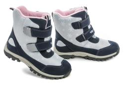 Wojtylko 5Z21035 šedo modré detské zimné topánky