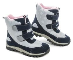 Wojtylko 5Z21035 šedo modré detské zimné topánky