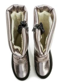 Wojtylko 5Z23038 zlato černé dívčí zimní boty