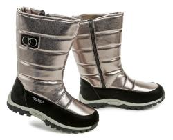 Wojtylko 5Z23038 zlato černé dívčí zimní boty