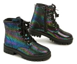 Wojtylko 5Z25066M tmavé multi dívčí zimní boty