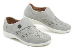 Wojtylko 7B25315S šedé dámské polobotky