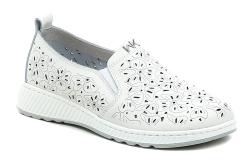 Wojtylko 7B26314 bílé dámské polobotky