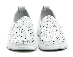 Wojtylko 7B26314 bílé dámské polobotky