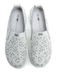 Wojtylko 7B26314 bílé dámské polobotky