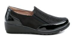 Wojtylko 7B26318 černé dámské polobotky