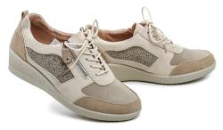 Wojtylko 7B26321 béžové dámské polobotky