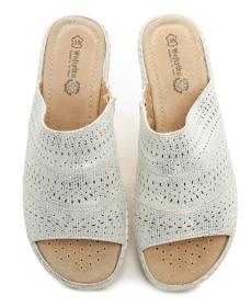 Wojtylko 7KL10121L biele dámske nazúvaky