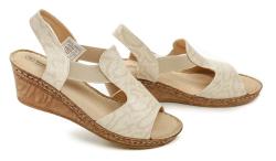 Wojtylko 7S10418I béžové dámské sandály