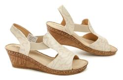 Wojtylko 7S10418I béžové dámské sandály