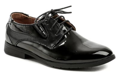 Wojtylko 7w1196 černé lakované polobotky Wojtylko 7w1196 černé lakované polobotky