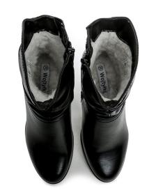 Wojtylko 7ZB24025C čierne dámske zimné topánky