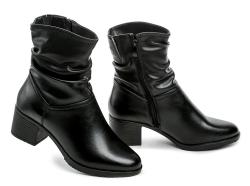 Wojtylko 7ZB24025C čierne dámske zimné topánky