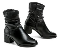 Wojtylko 7ZB24025C čierne dámske zimné topánky