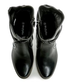 Wojtylko 7ZB25031C čierne dámske zimné topánky