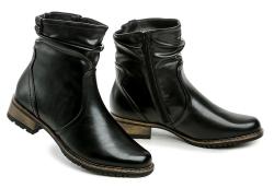 Wojtylko 7ZB25031C čierne dámske zimné topánky