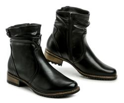 Wojtylko 7ZB25031C čierne dámske zimné topánky