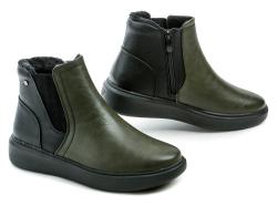 Wojtylko 7ZB26030 olivové dámská zimní boty