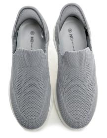 Wojtylko 8A25373S sivé pánske Slip-in poltopánky