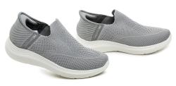 Wojtylko 8A25373S sivé pánske Slip-in poltopánky