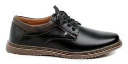 Wojtylko 8W24372C černé pánské polobotky