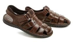 Wojtylko 9S6120V hnedé pánske sandále