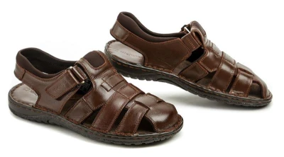 Wojtylko 9S6120V hnědé pánské sandály