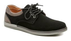 Wojtylko 9W24459C černé pánské polobotky Wojtylko 9W24459C černé pánské polobotky