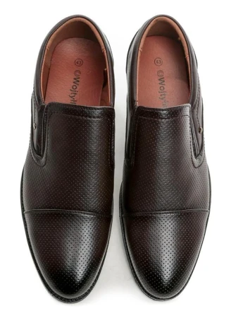 Wojtylko 9W25103V hnědé pánské polobotky