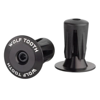 WOLF TOOTH Barplug koncovky aluminium/černá WOLF TOOTH Barplug koncovky aluminium/černá