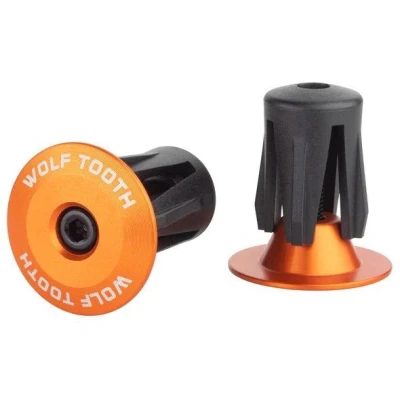 WOLF TOOTH Koncovky BARPLUG Aluminium/oranžová