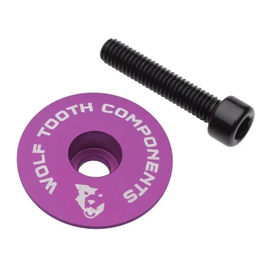 WOLF TOOTH Krytka ULTRALIGHT STEM CAP Flat Ultraviolet Purple