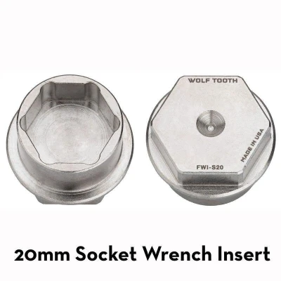 Wolf Tooth Nářadí Flat Wrench Insert 20 Mm Socket Wolf Tooth Nářadí Flat Wrench Insert 20 Mm Socket