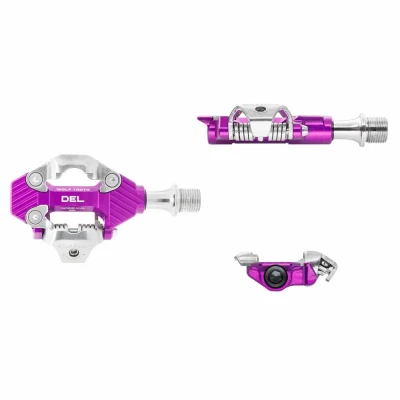 WOLF TOOTH Pedály DEL Gravel Race Clipless Ultraviolet Purp