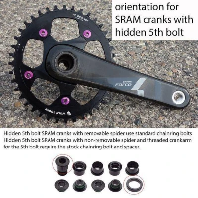 Wolf Tooth převodník 110x38 Bcd Oval Pro Sram Flattop