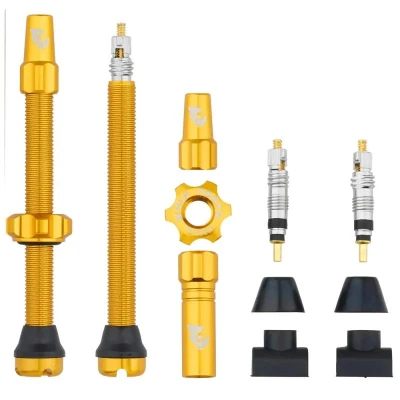WOLF TOOTH Tubeless Valve Stem Kit 60mm Zlaté ventilky WOLF TOOTH Tubeless Valve Stem Kit 60mm Zlaté ventilky